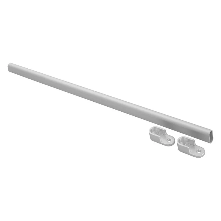 Kastroedebuis met 2 steunen aluminium 120cm