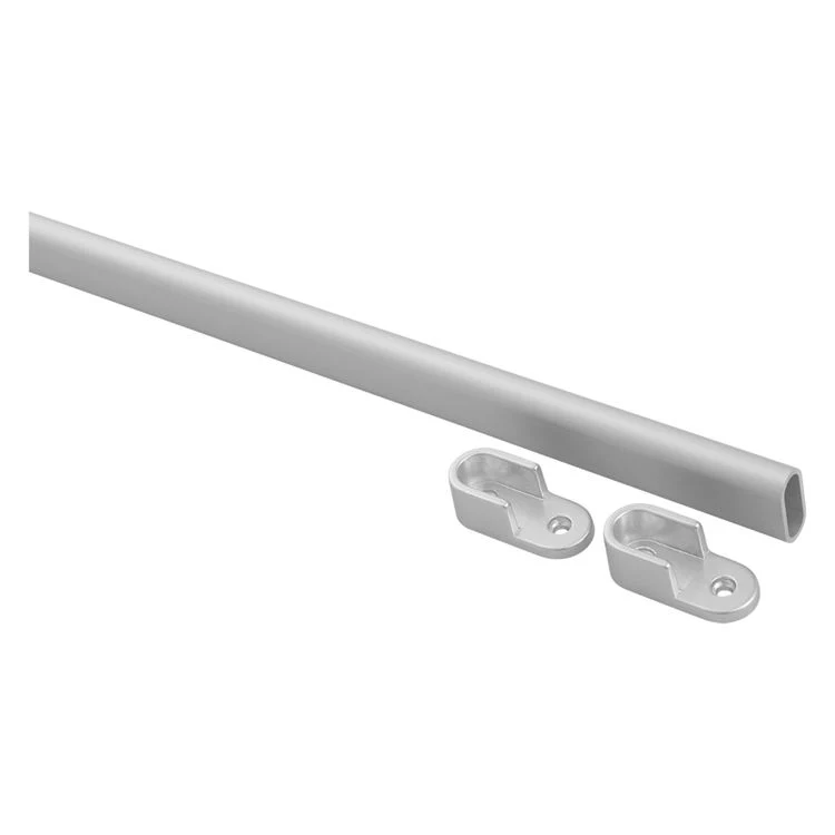 Kastroedebuis met 2 steunen aluminium 60cm