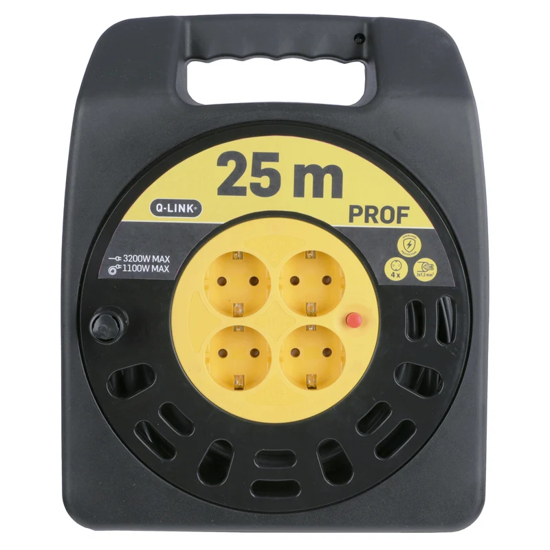 Q-Link Prof Outdoor kabelbox 4-voudig 25m