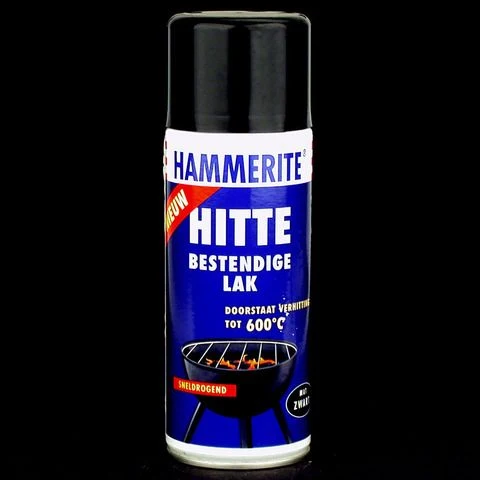 Hammerite Hittebestendig lak mat zilvergrijs 400ml