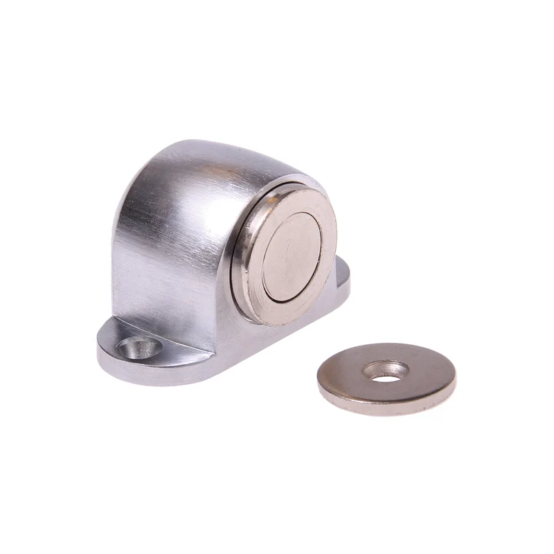 Deltafix deurvastzetter chroom satin staal