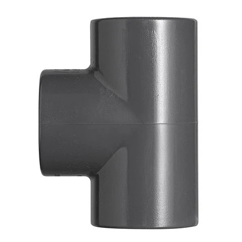 T-stuk 90º PVC 40x40 3xlijmmof 1.6MPA