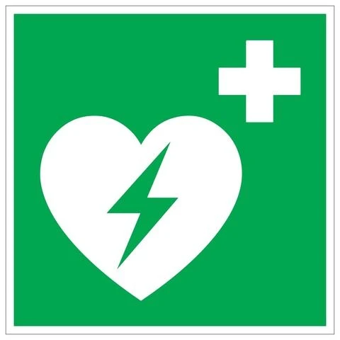 Pickup aanduidingsbord AED defibrillator 200x200mm