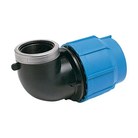 Martens klemknie hoge druk PVC 20x3/4" binnendraad