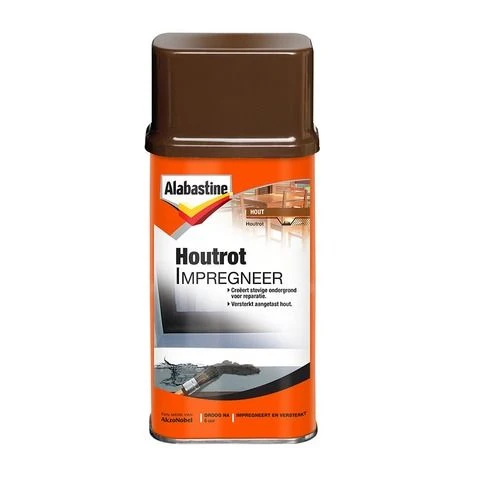 Alabastine houtrot impregneer zijdeglans transpartant 250ml