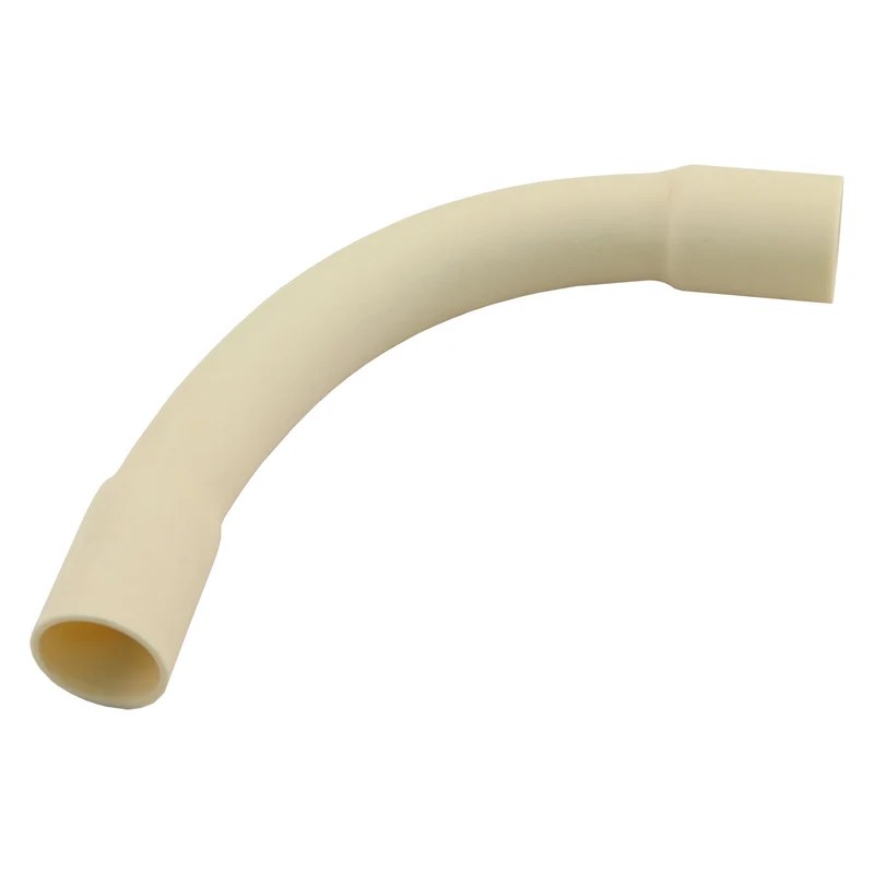 Pipelife bocht pvc 3/4" creme 3st