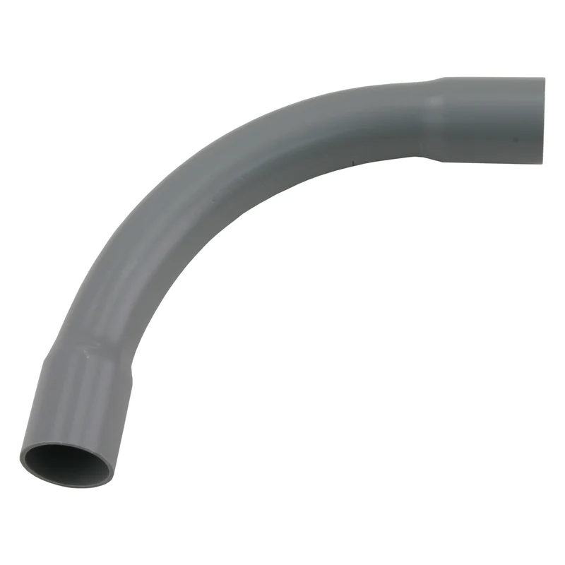 Pipelife bocht pvc 5/8" grijs 5st