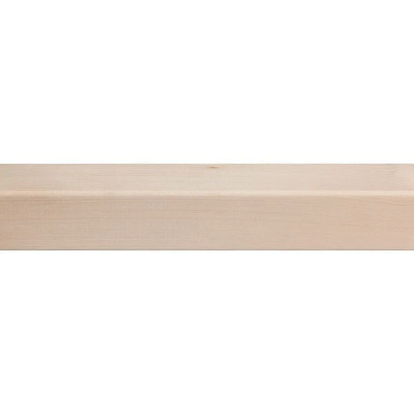 Vurenhout schaaflat geschaafd, geschuurd 4,4x4,4cm 300cm