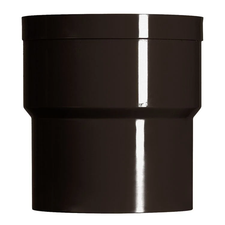 Verbindingsstuk PVC HWA bruin 80 mm