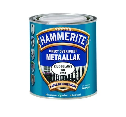 Hammerite metaallak zijdeglans Z260 zwart 750ml