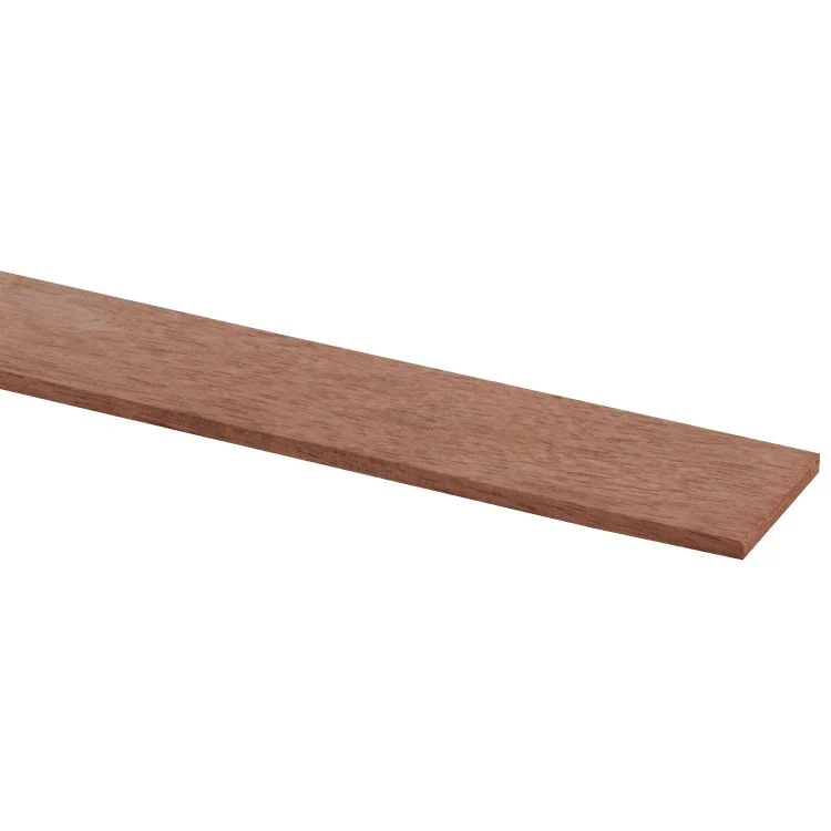 Meranti (hardhout) schaaflat geschaafd, geschuurd 4x35mm 2,4m