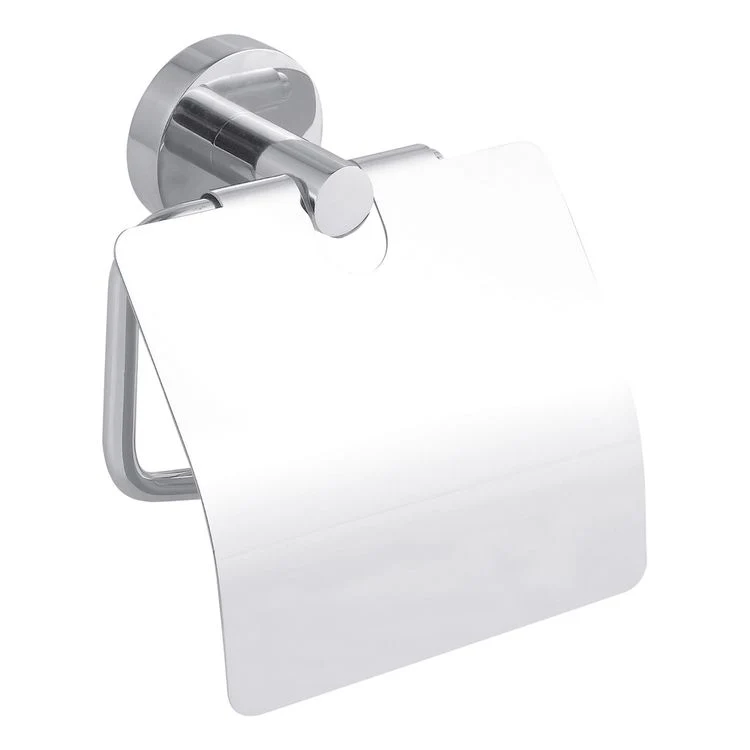 Tesa Smooz toiletrolhouder rond metaal lijm kit RVS