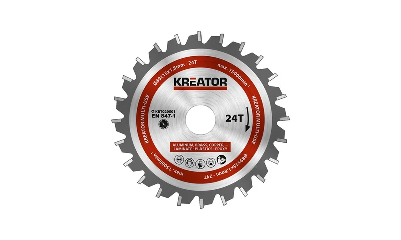 Kreator universeel zaagblad 24T 89mm