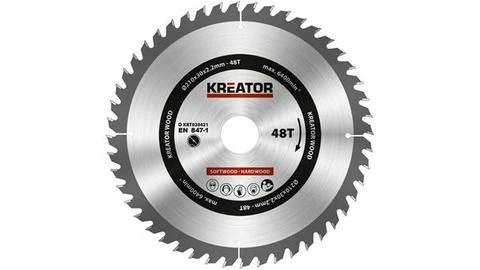 Kreator cirkelzaagblad 48T 210mm