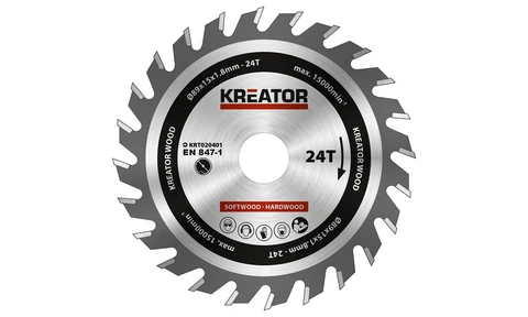Kreator zaagblad 24T 89mm