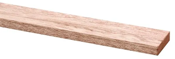Schaaflat hardhout 12x44mm 2,1m