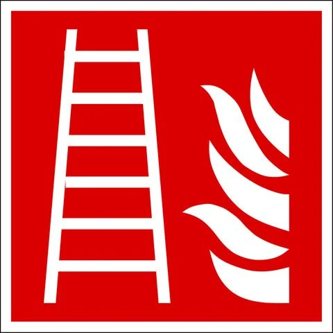 Pickup pictogram brandladder 150x150mm