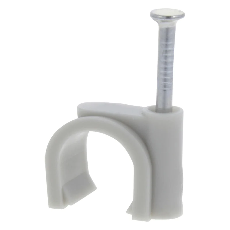 Q-Link kabelclip rond 14mm grijs 50 stuks